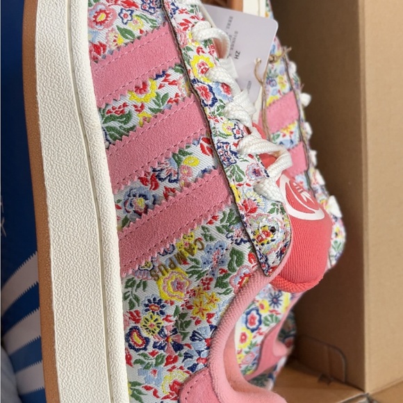 adidas gazelle silver green womens adidas Liberty London Samba OG Shoes Pink 5.5 Kids main image 1
